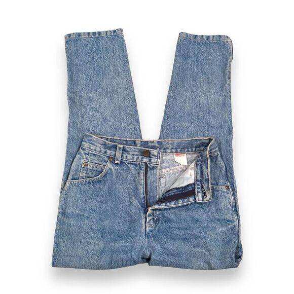 1980's Levis 903 Court Super High Waisted Rare Loose Fit Denim Jeans Sz 7 - Picture 12 of 13